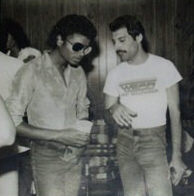 Freddie and Michael Jackson